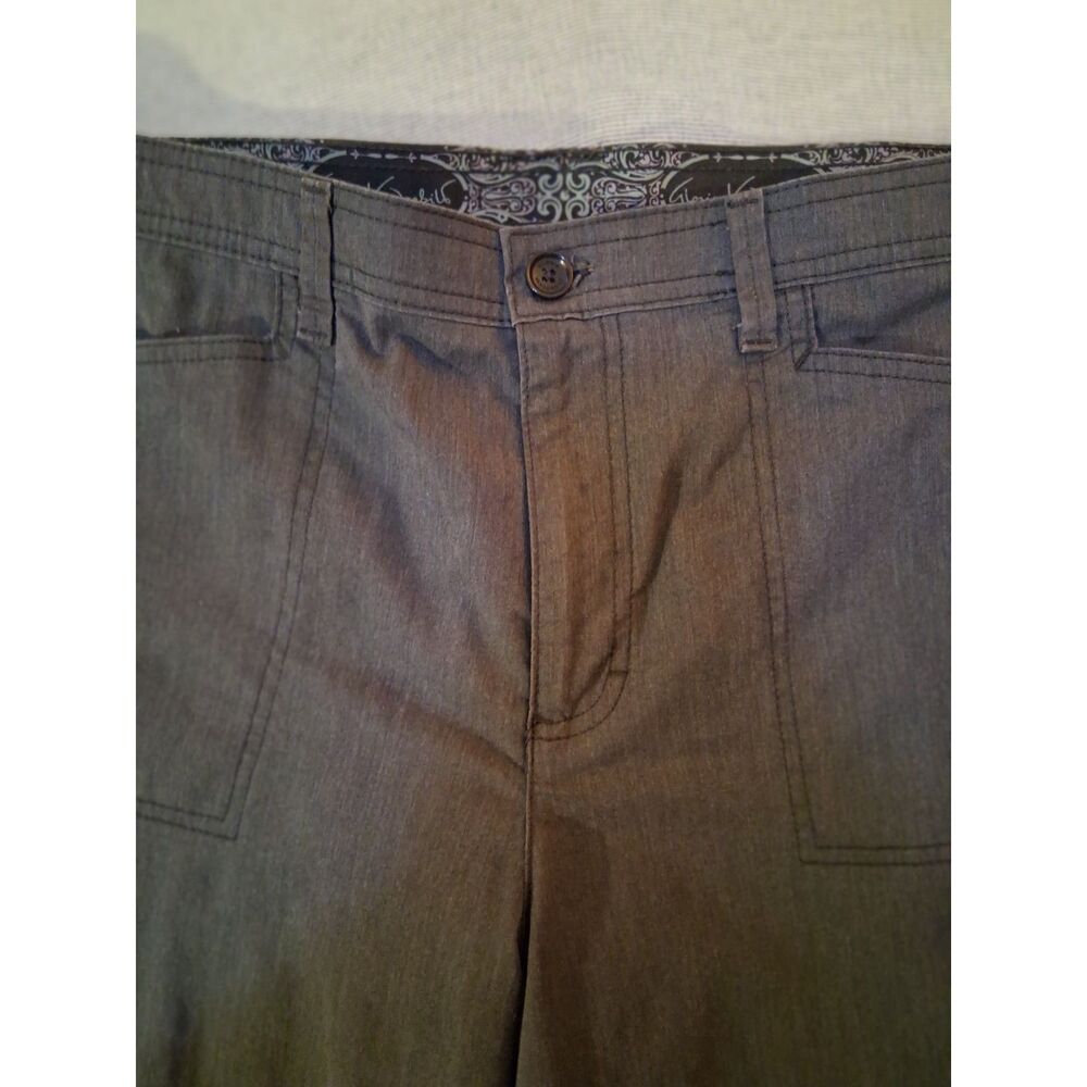 Gloria Vanderbilt "Mona PF" Mid-Rise Comfort Waist Utility Pants - Picture 7 of 14